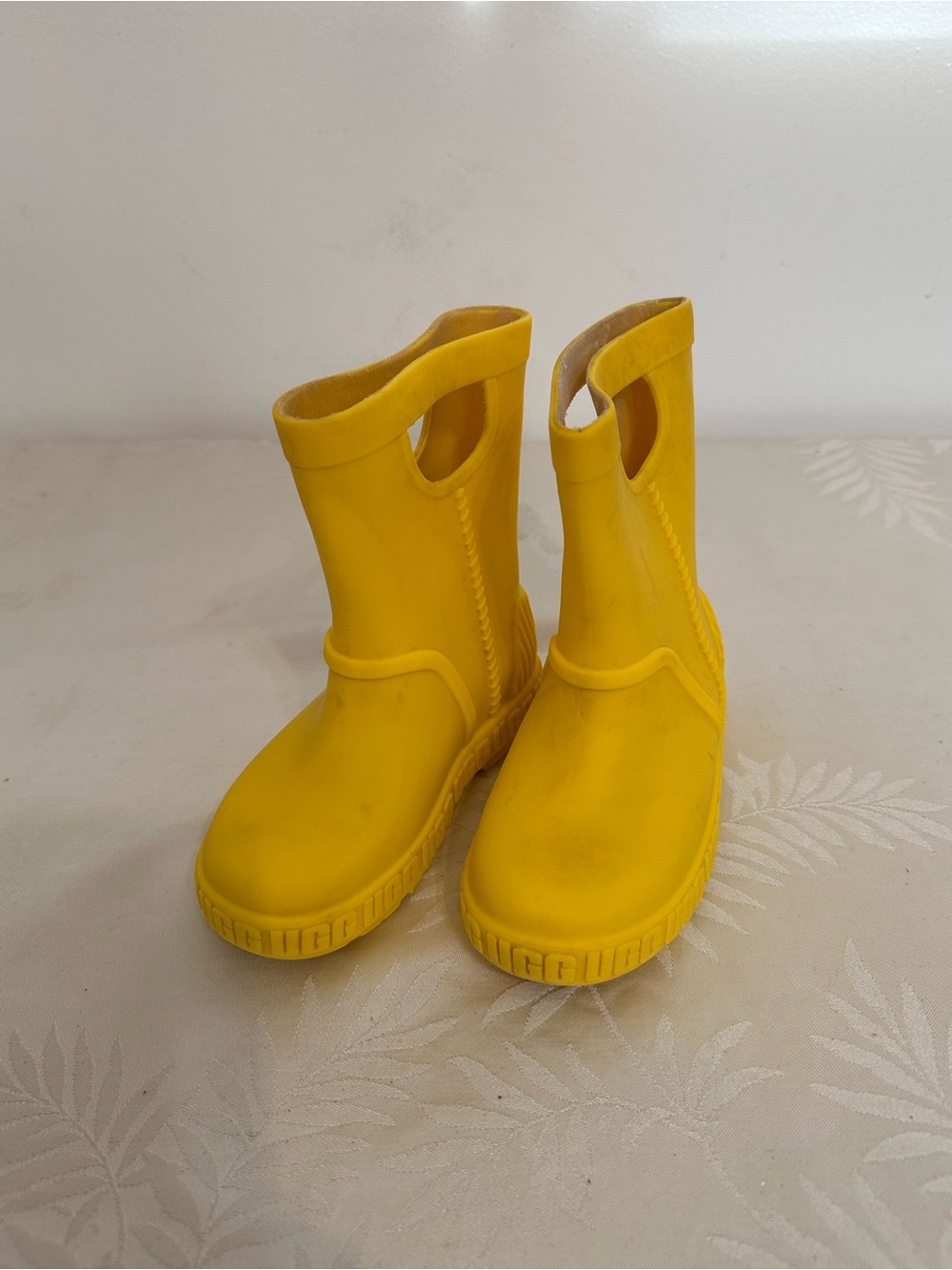 UGG Kids Yellow Rain Boots